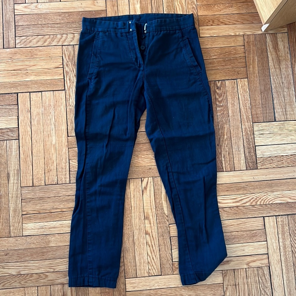 Navy MM6 trousers